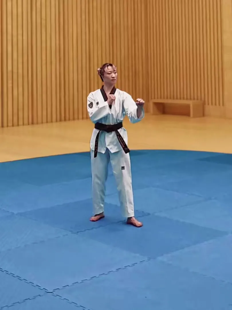 Gyeorugi-junbi, Sparring Ready Stance