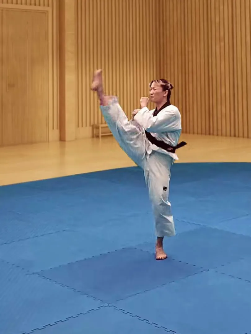 Ttwieo-ap-chagi, Jumping Front Kick