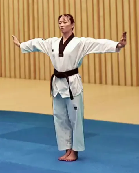 Nalgae-pyeogi, Wingspreading Posture