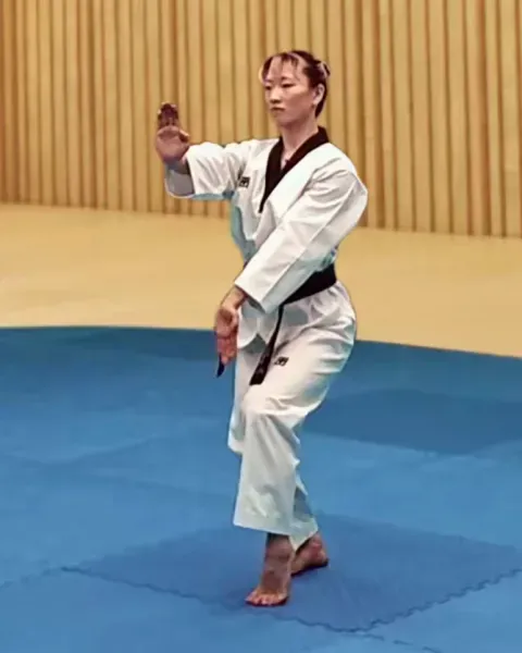 Taesan-milgi, Mountain Pushing Posture