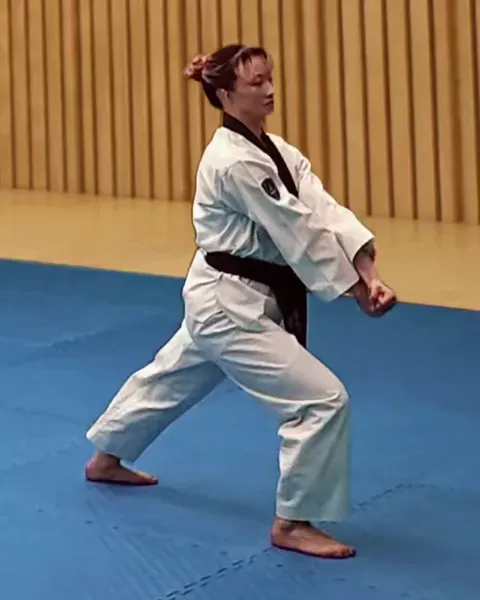 Eotgeoreo-arae-makgi, Low Cross Block