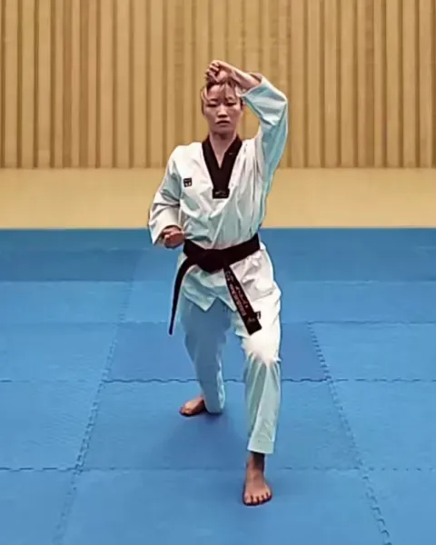 Eolgul-makgi, High Block (slow)