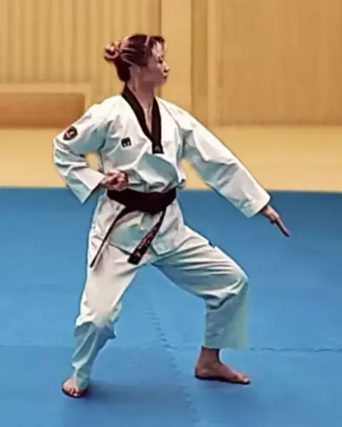 Hansonnal-arae-makgi, Knifehand Low Block