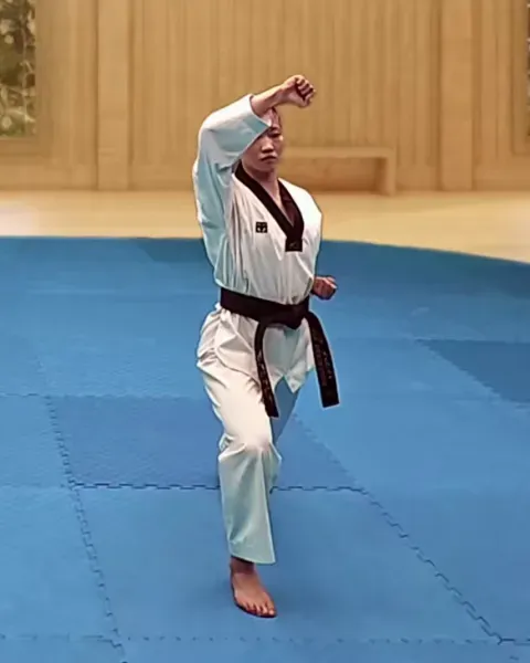 Eolgul-makgi, High Block (slow)