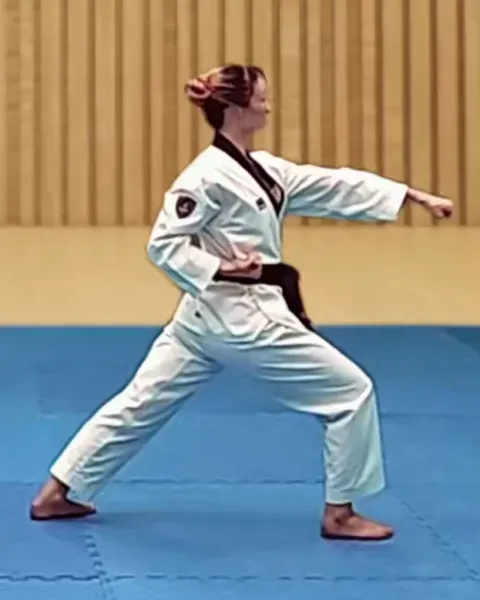 Momtong-jireugi, Pulling Punch (slow)