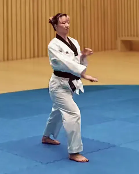 Sonnal-arae-makgi, Low Knifehand Block