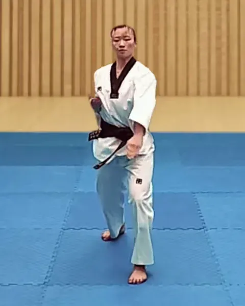 Sonnal-arae-makgi, Low Knifehand Block