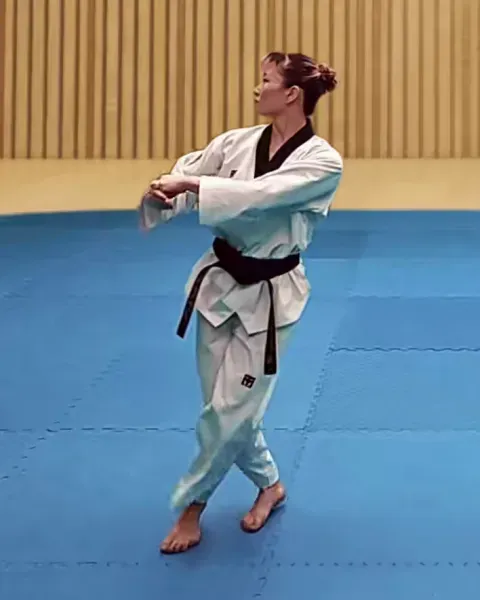 Ap-kkoa-seogi, Front Cross Stance