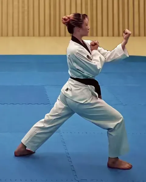 Danggyeo-teok-jireugi, Pulling Uppercut (slow)