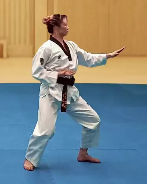 Sonnal-momtong-makgi, Double Knifehand Block