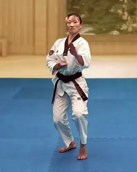 Sonnal-momtong-makgi, Double Knifehand Block