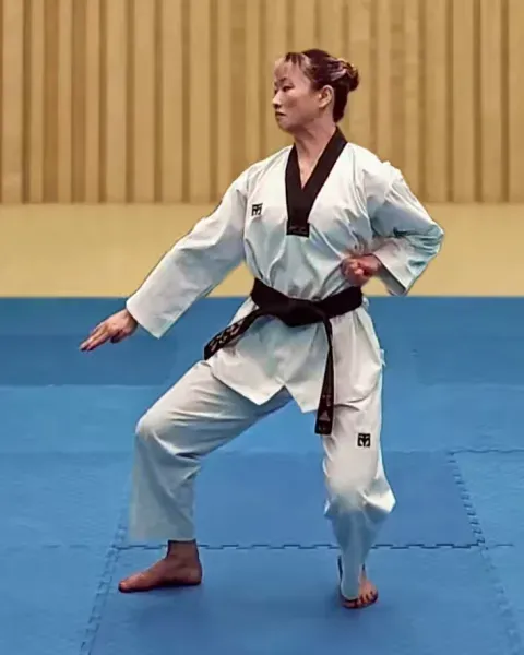 Sonnal-arae-makgi, Low Knifehand Block