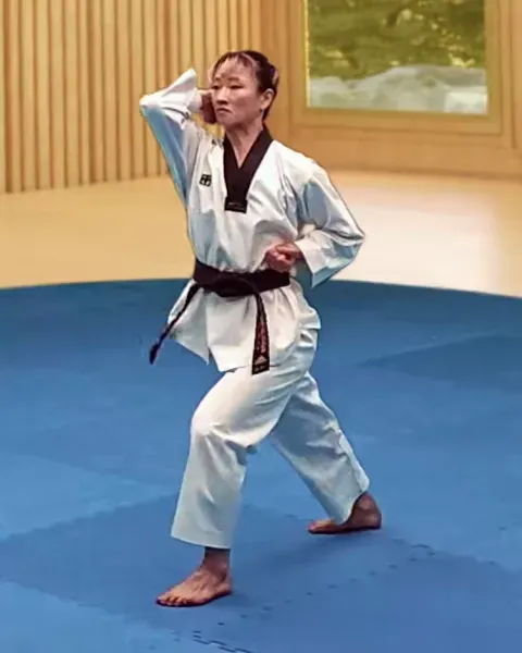Palgup-ollyeo-chigi, Elbow Uppercut