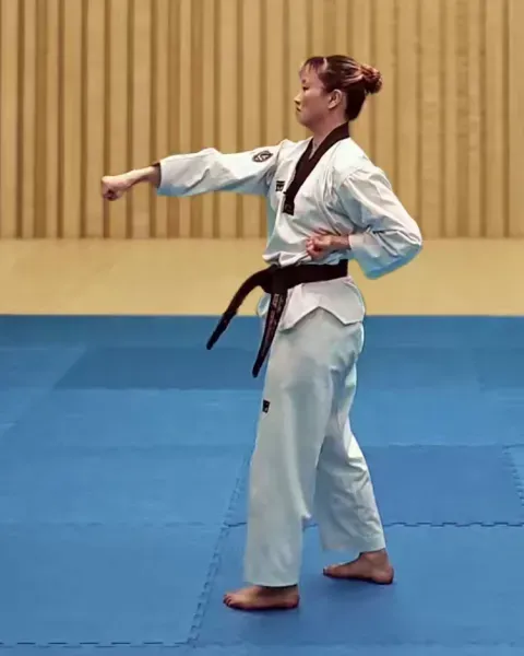 Momtong-jireugi, Middle Punch