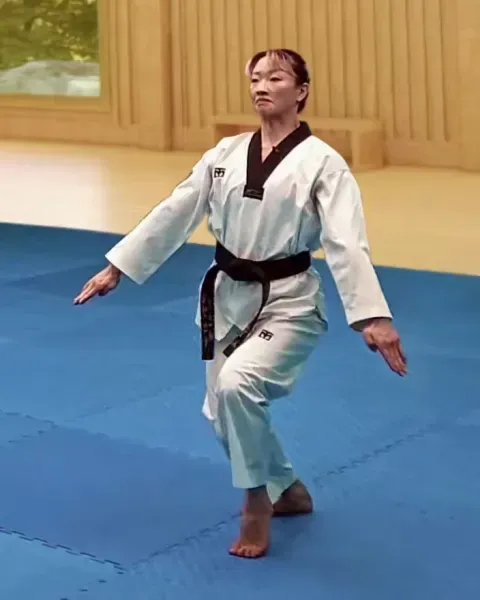 Sonnal-arae-hecheo-makgi, Low Knifehand Opening Block