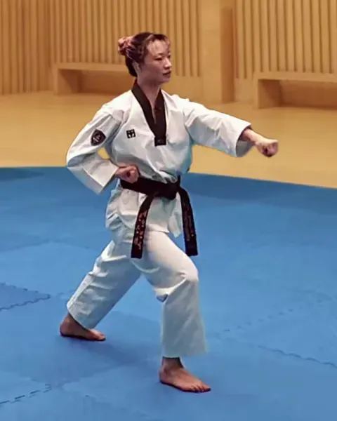 Momtong-jireugi, Punch (while pulling)
