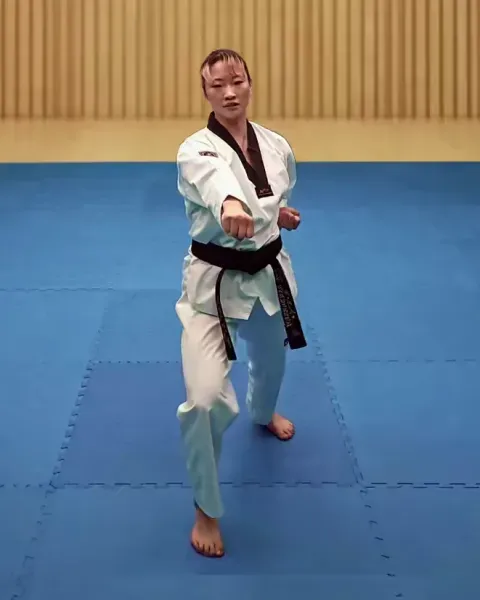 Momtong-jireugi, Middle Punch