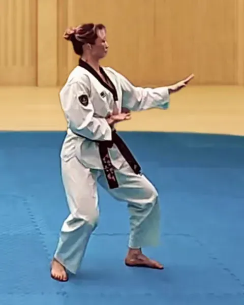 Sonnal-momtong-makgi, Double Knifehand Block